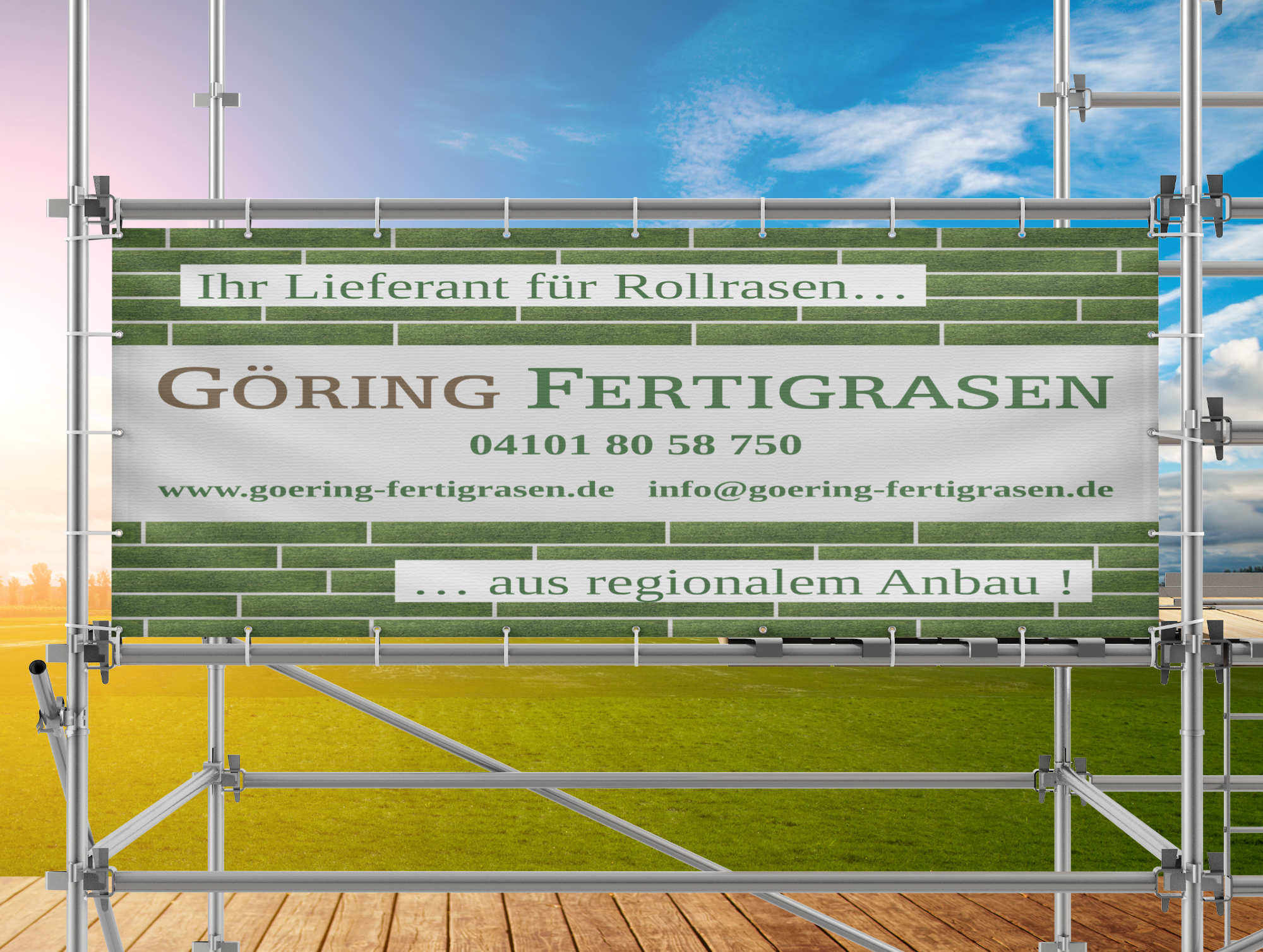 Banner für Göring Fertigrasen